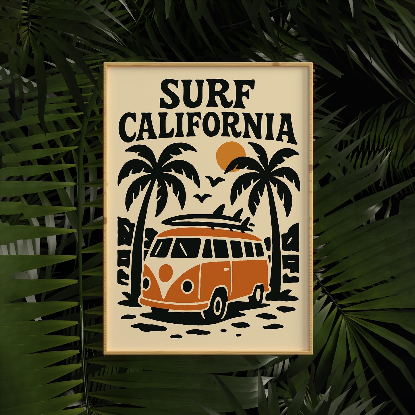 Surf California Poster