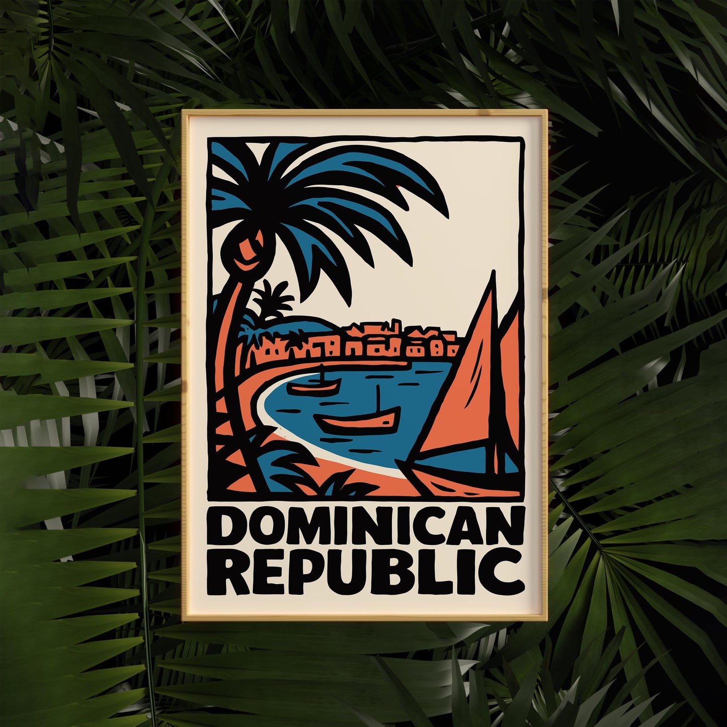 Dominican Republic Travel Poster