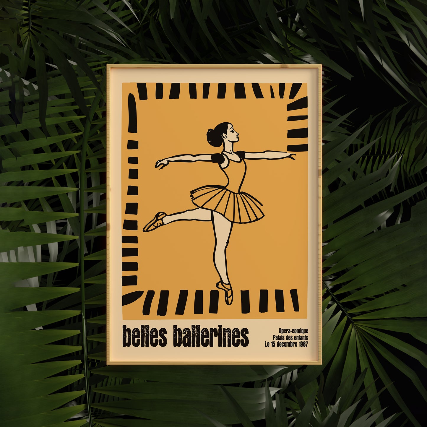 Belles Ballerines French Ballet Poster