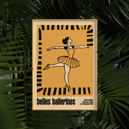 Belles Ballerines French Ballet Poster