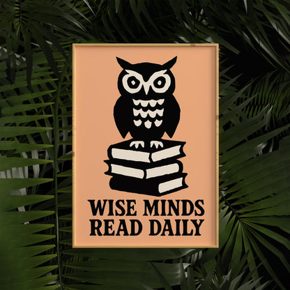 Wise Owl Poster Print