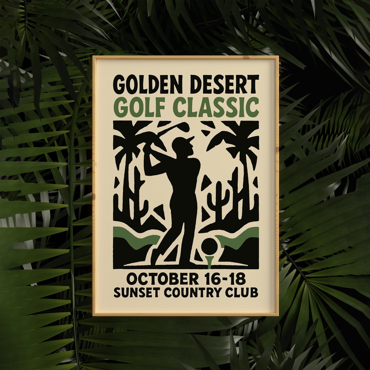 Desert Golf Classic Poster