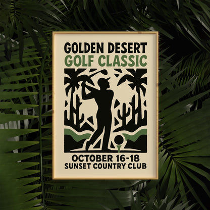 Desert Golf Classic Poster