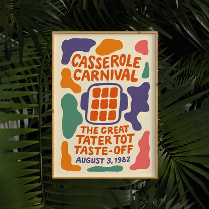 Casserole Carnival Wall Art