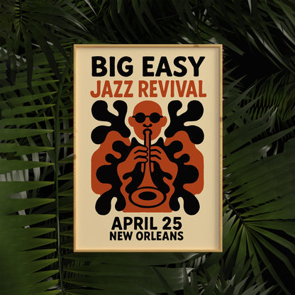 Big Easy Jazz Poster