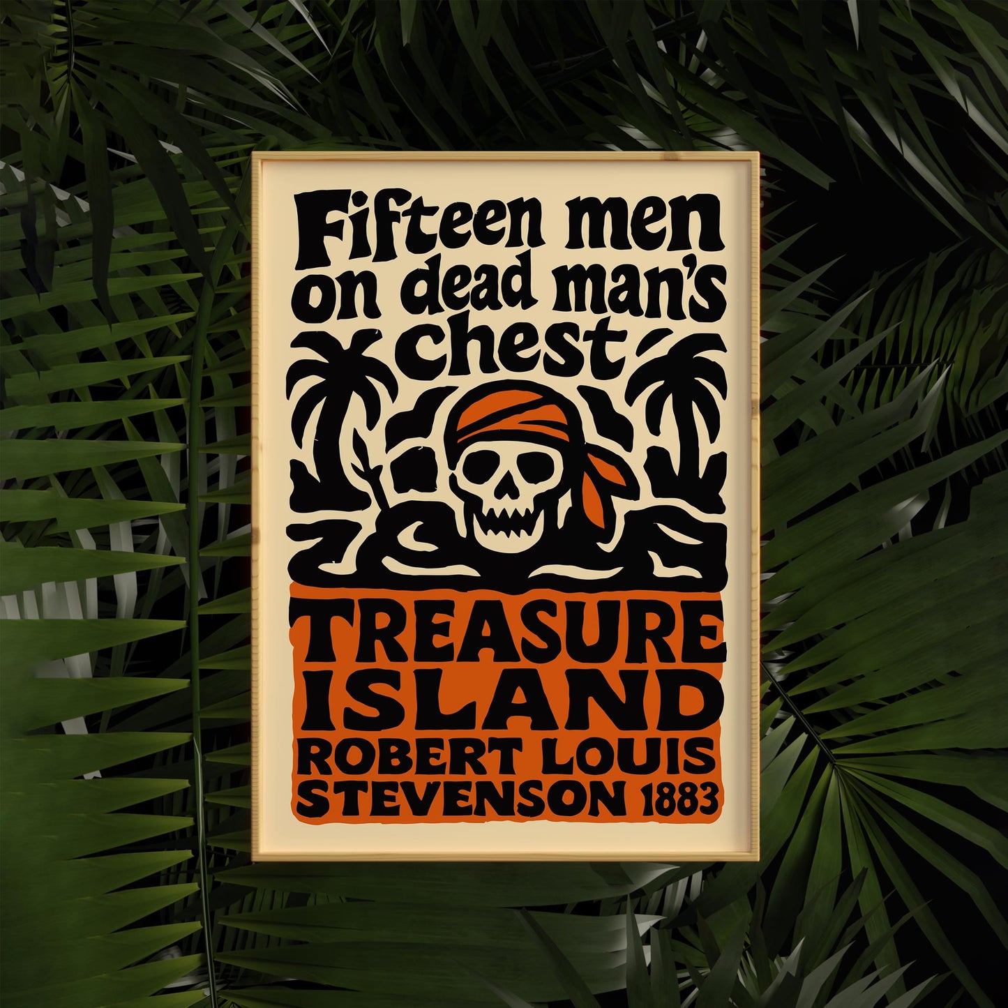 Treasure Island Vintage Poster