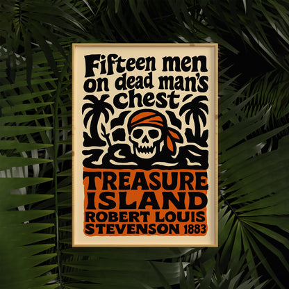 Treasure Island Vintage Poster