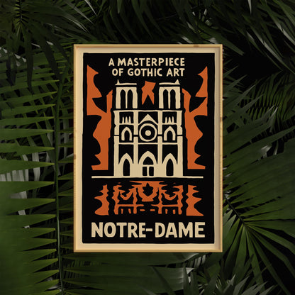 Notre Dame Gothic Art Print