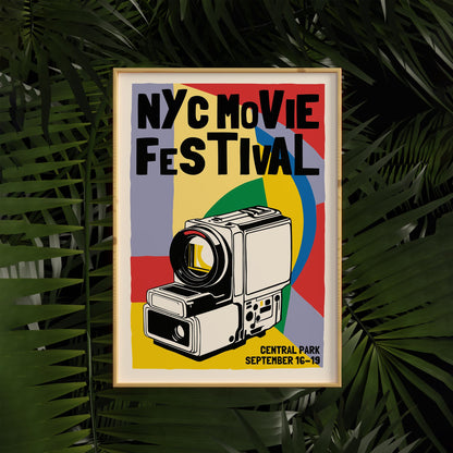 NYC Movie Festival Wall Art