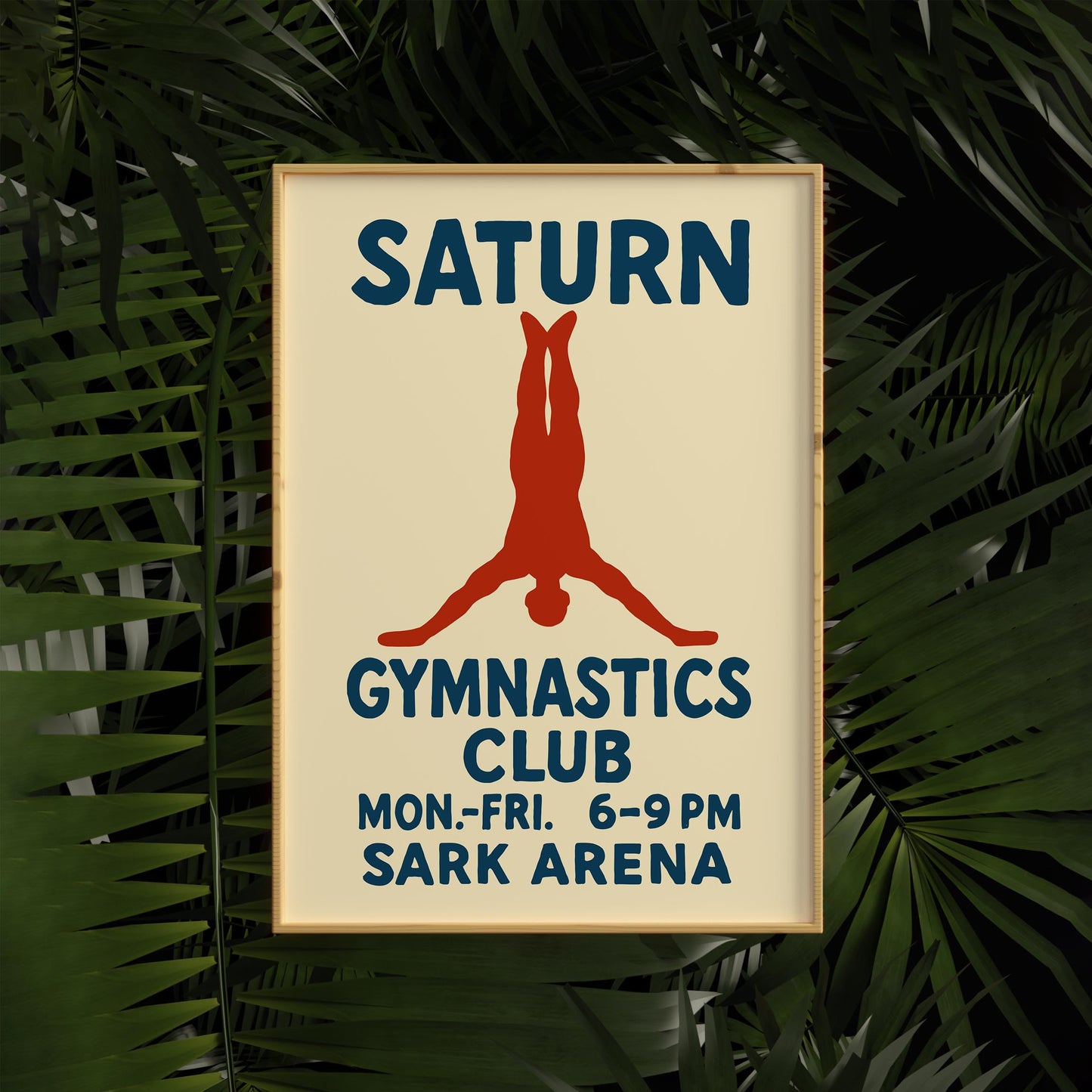 Saturn Gymnastics Club Poster