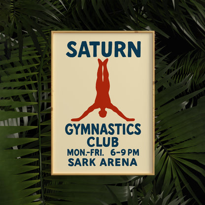 Saturn Gymnastics Club Poster