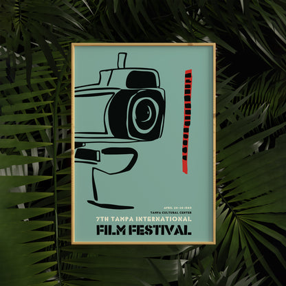 Tampa International Film Festival Vintage Poster