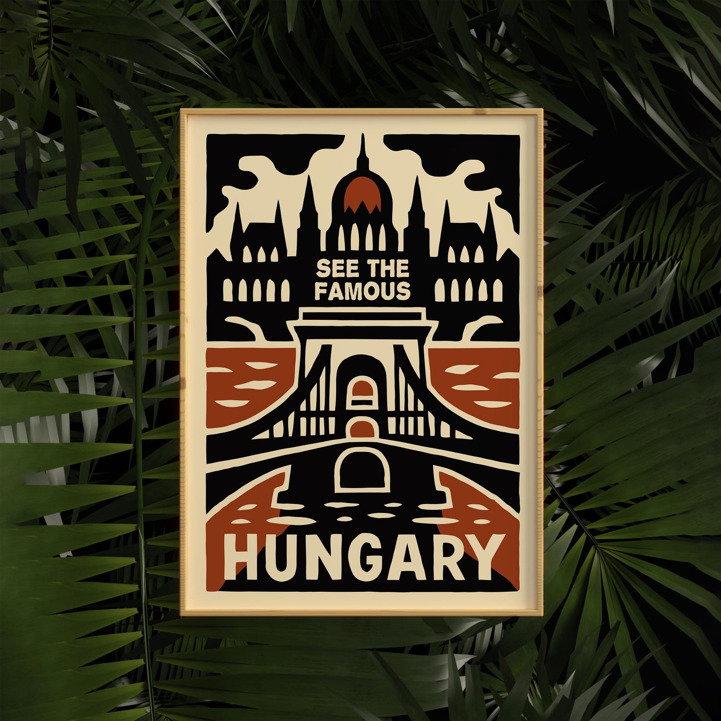 Hungary Travel Poster Print