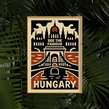 Hungary Travel Poster Print