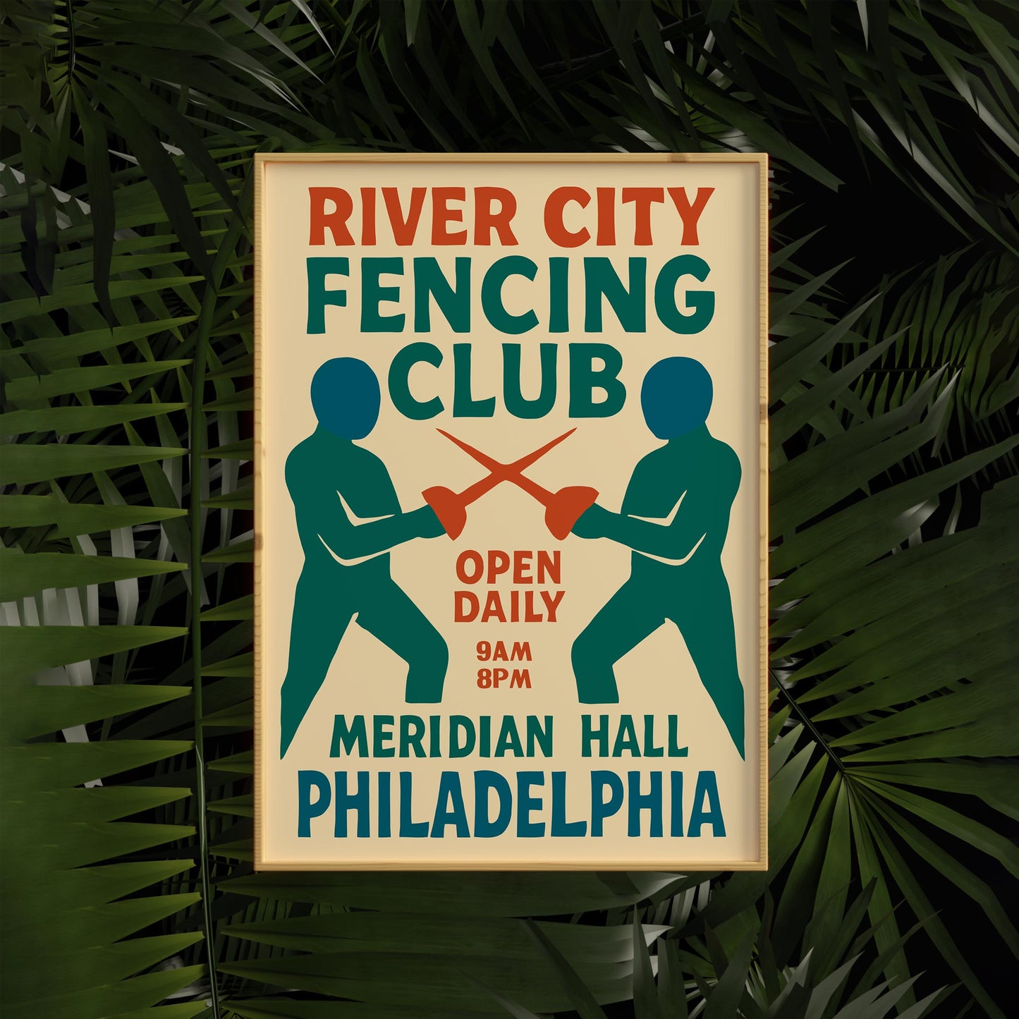River City Fencing Poster