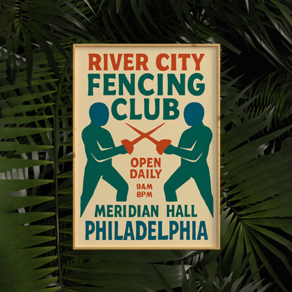 River City Fencing Poster