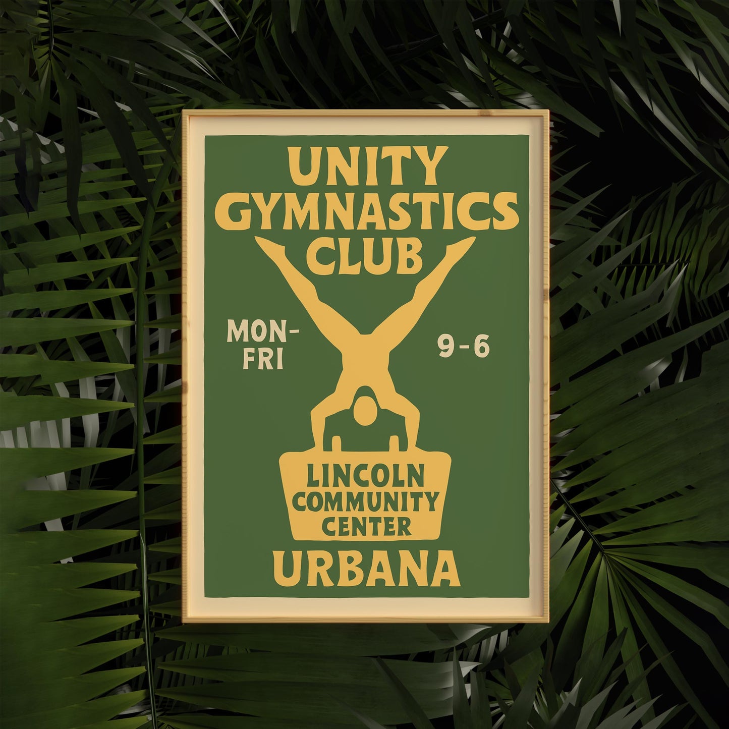 Unity Gymnastics Club Poster