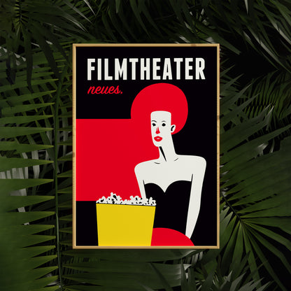 Filmtheater Neues Vintage Cinema Poster