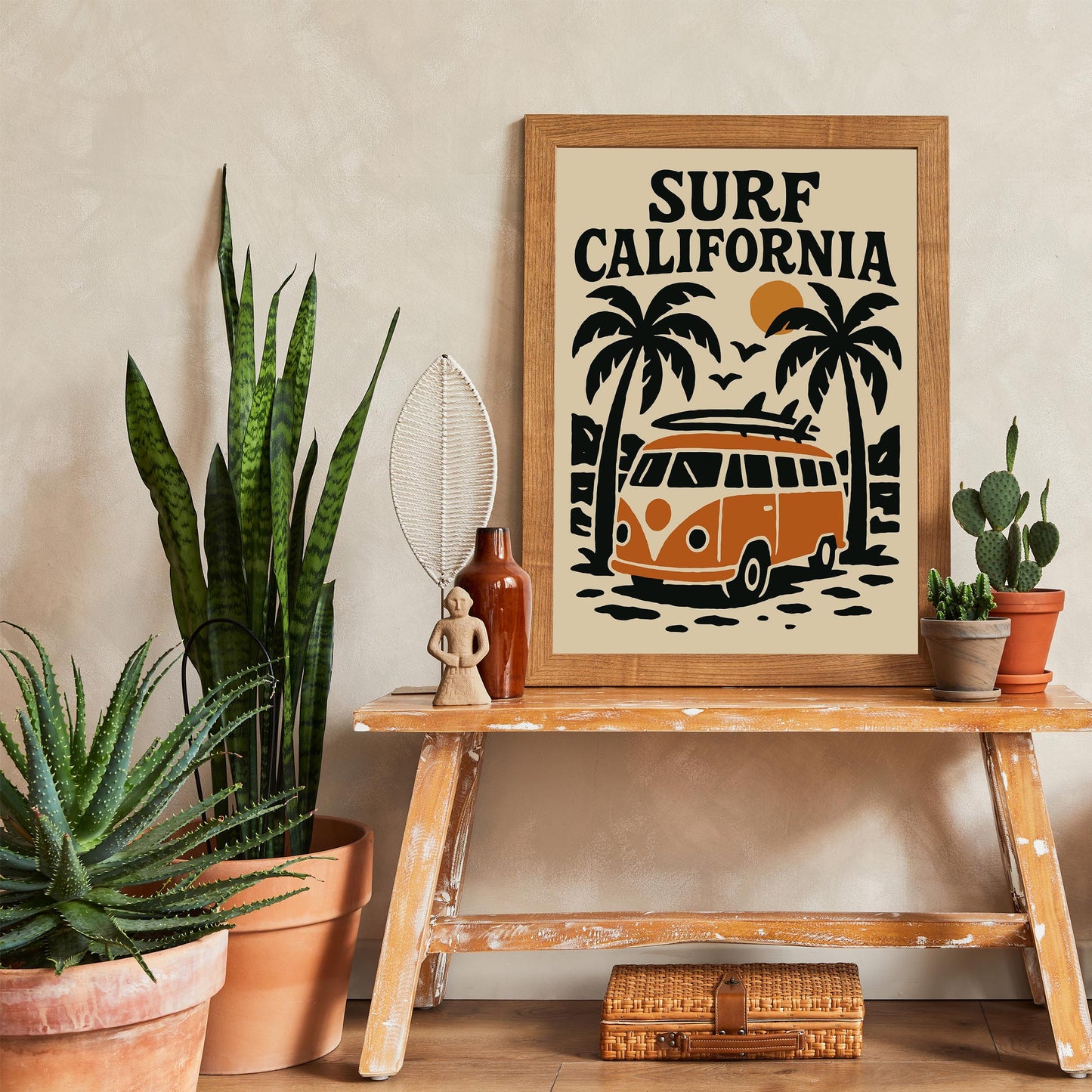 Surf California Poster