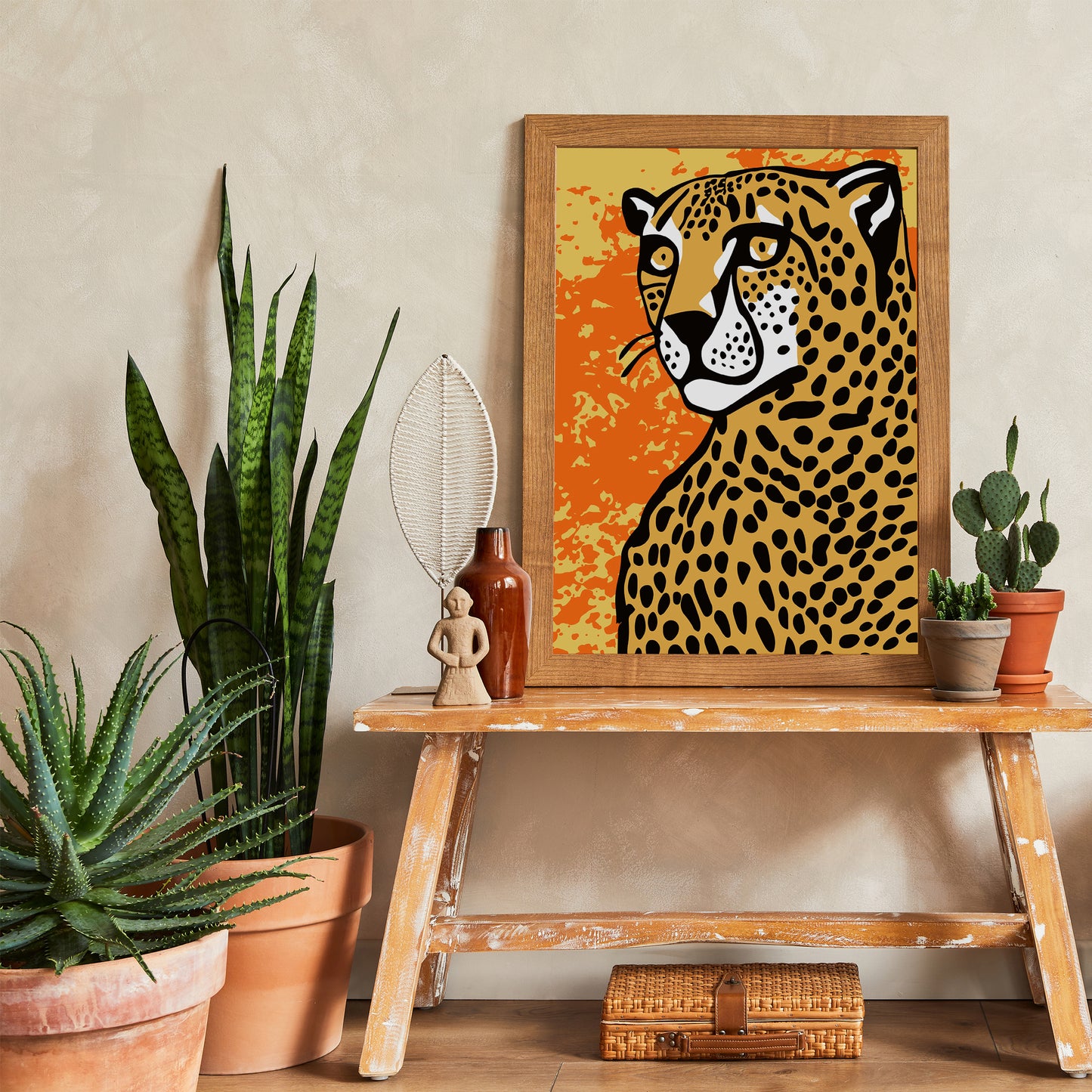 The Stare - Jungle Cheetah Art Print