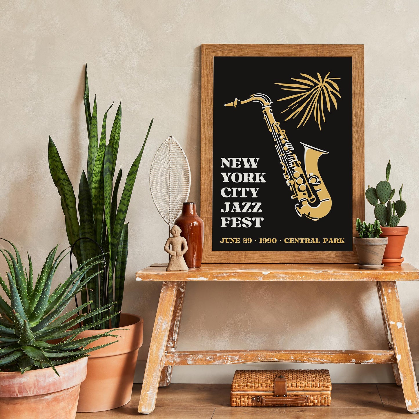 NYC Jazz Fest 1990 Poster Print