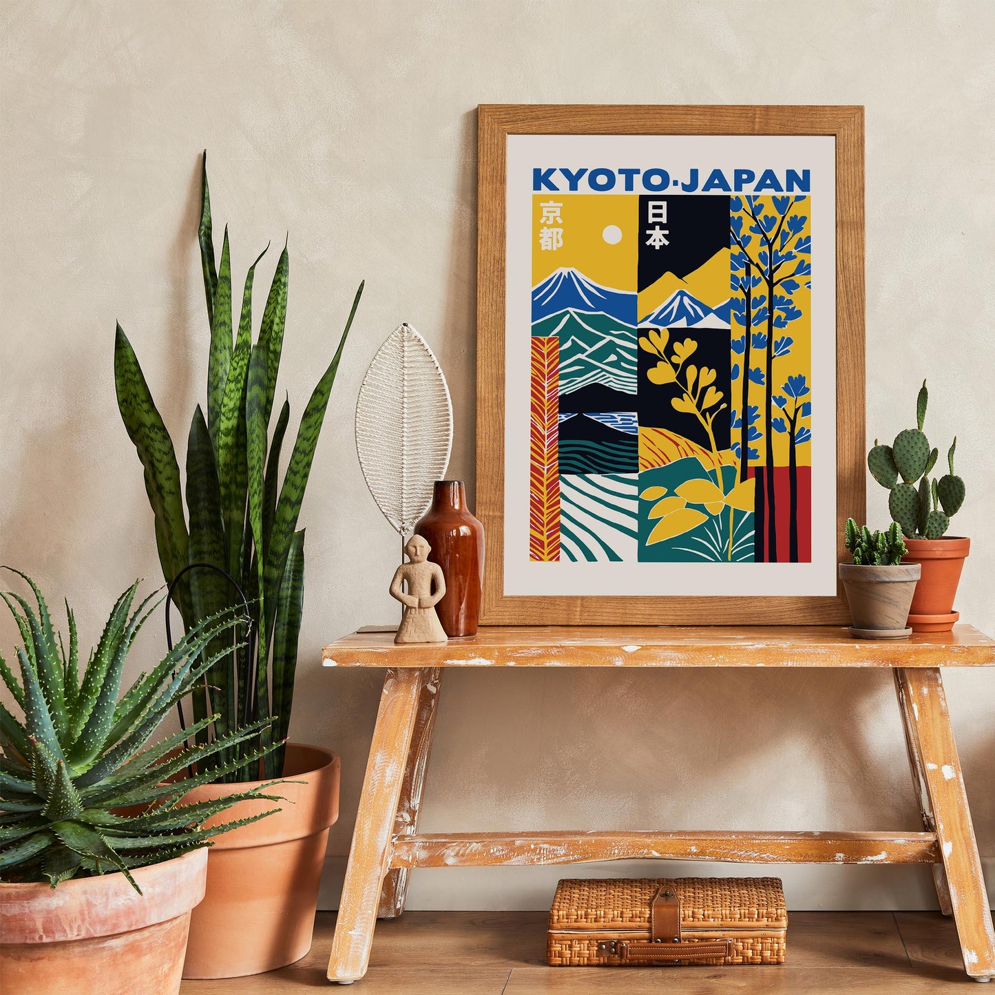 Kyoto Japan Travel Art Print Poster