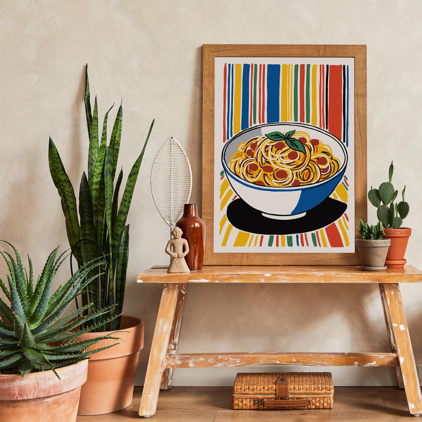 Spaghetti Pasta Food Wall Print