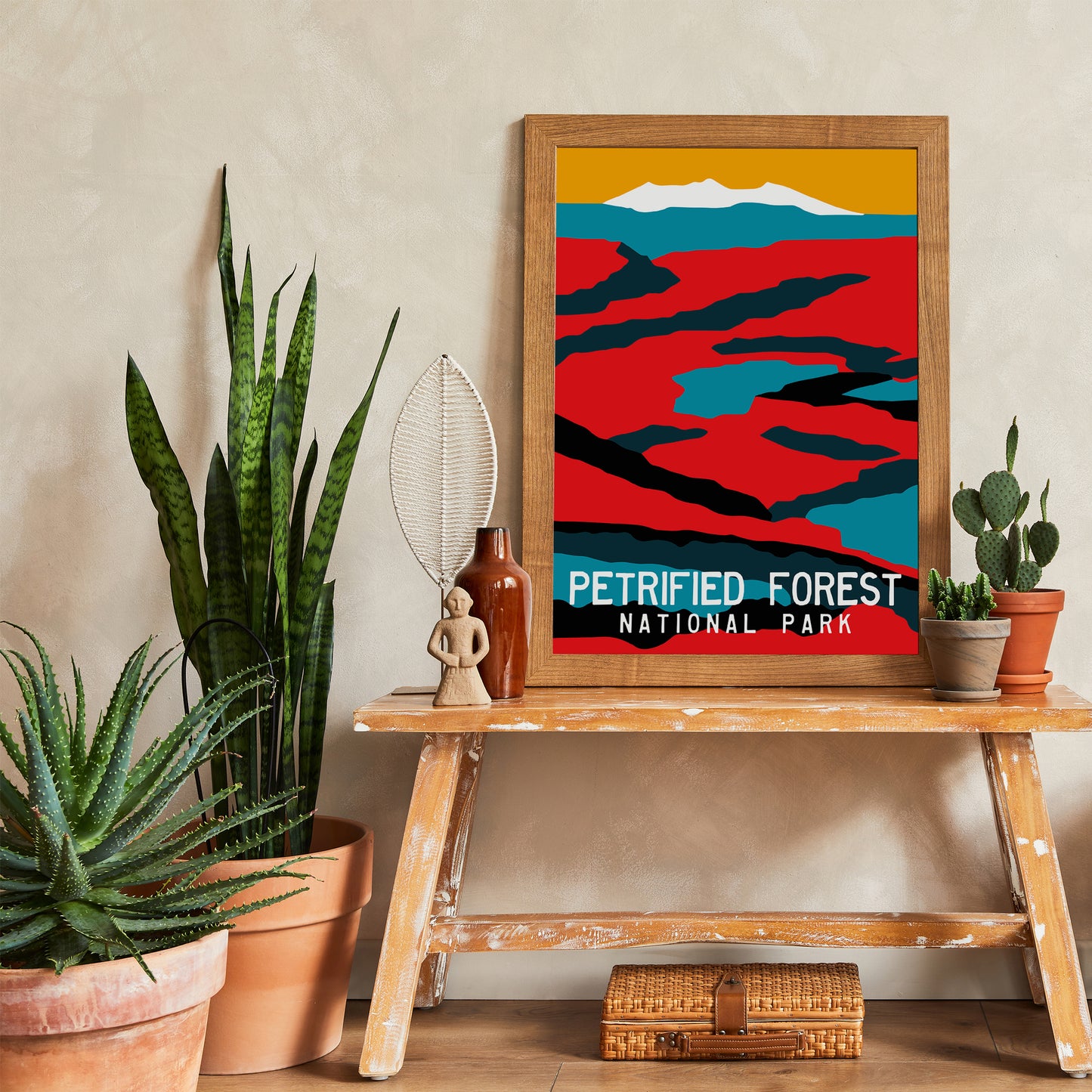 Petrified Forest Travel Poster