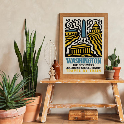 Washington DC Travel Poster