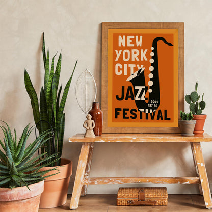 New York Jazz Festival Print