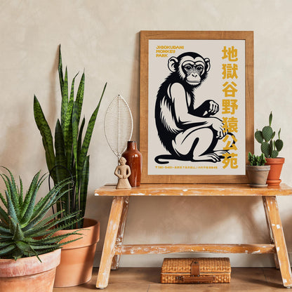 Jigokudani Monkey Park Print