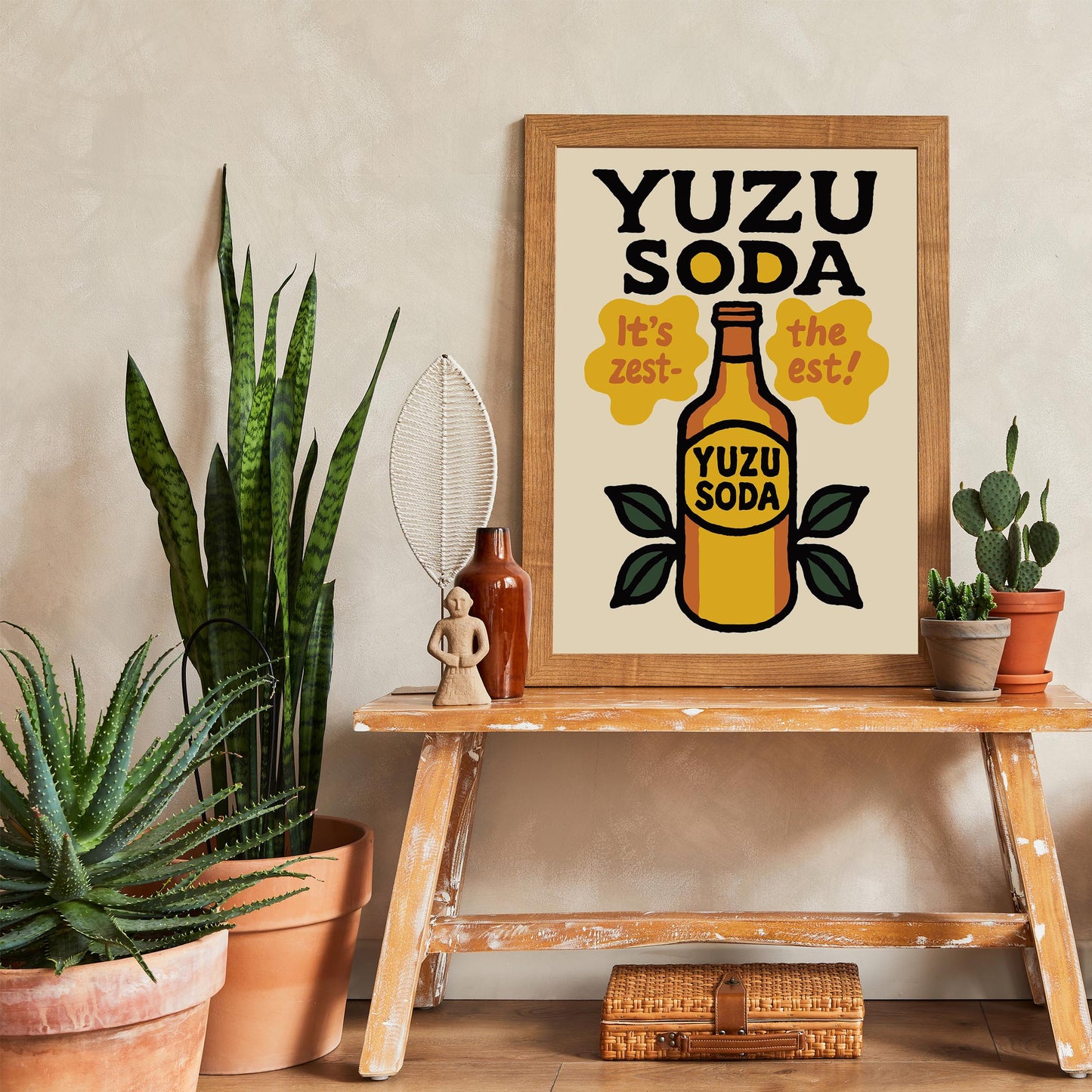 Yuzu Soda Burst Poster
