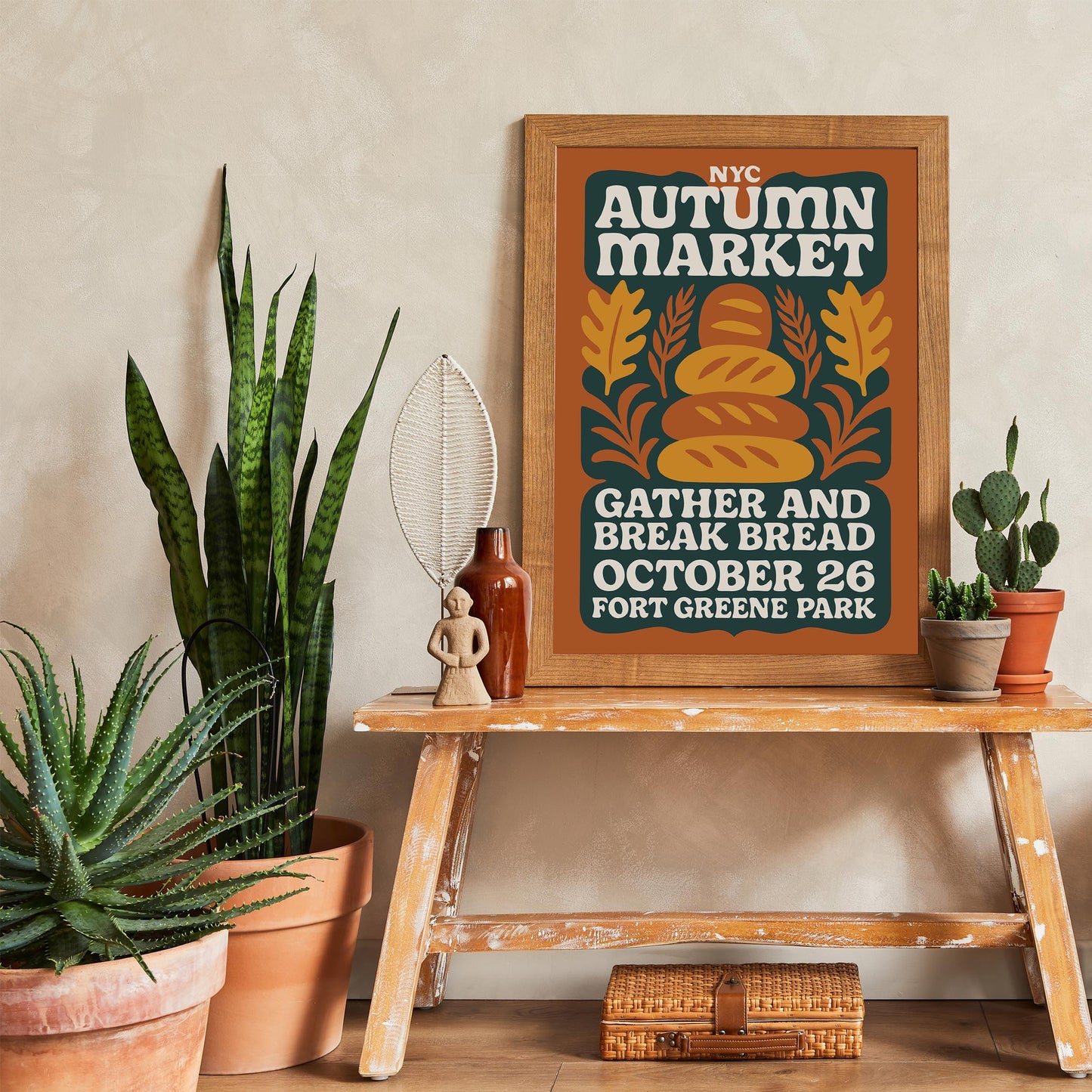 NYC Autumn Market Poster
