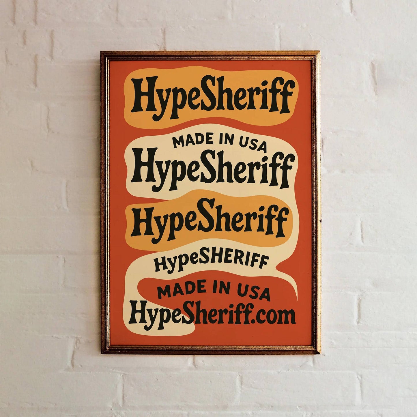 HypeSheriff Made in USA Poster Print
