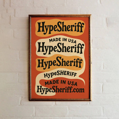 HypeSheriff Made in USA Poster Print