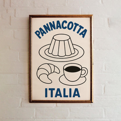 Panna Cotta Print Poster