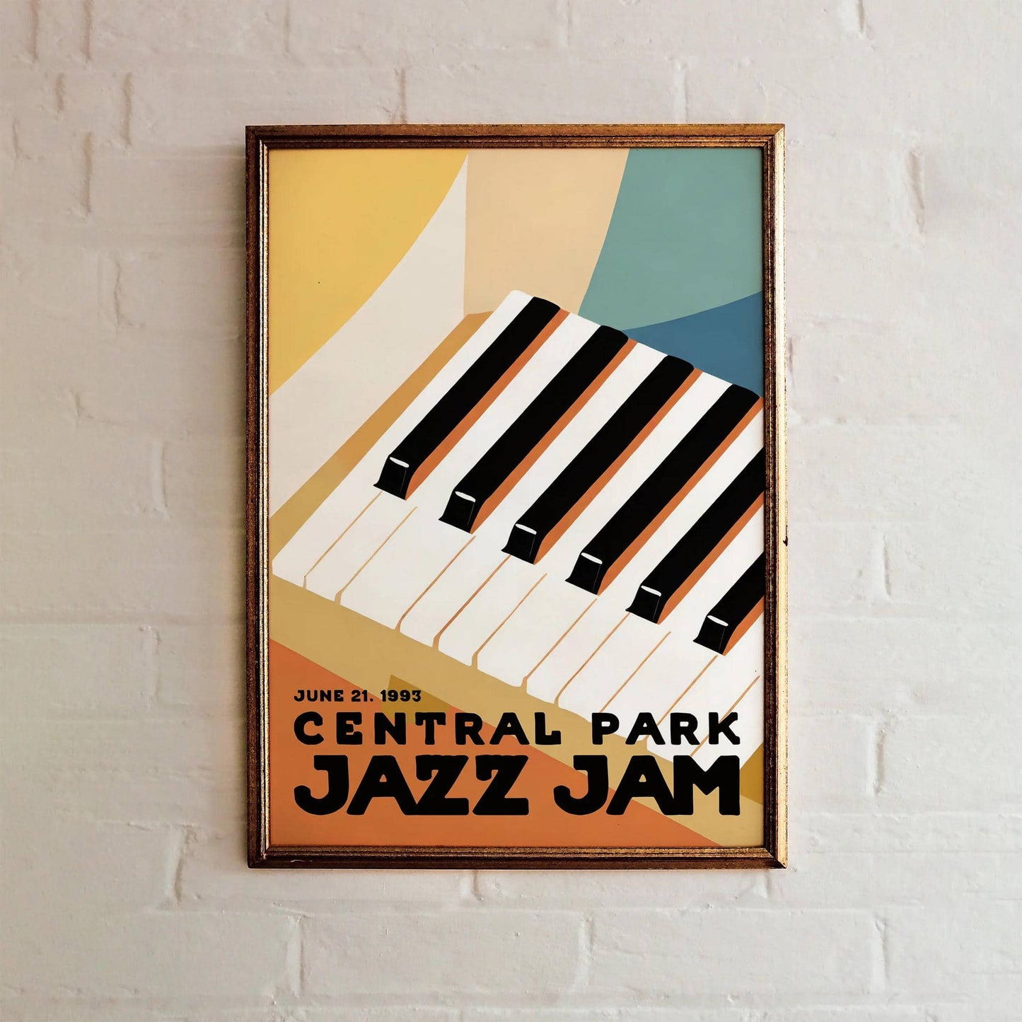 Central Park 1993 Jazz Festival Poster