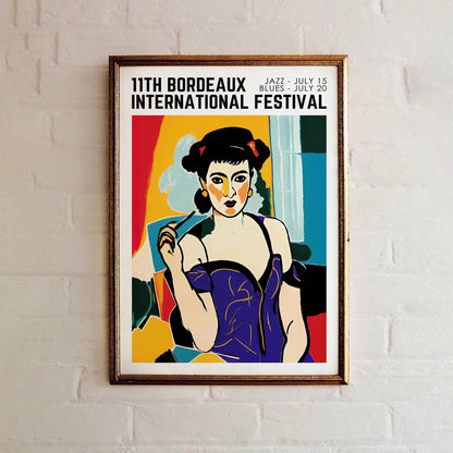 Bordeaux Jazz Festival Poster - HypeSheriff