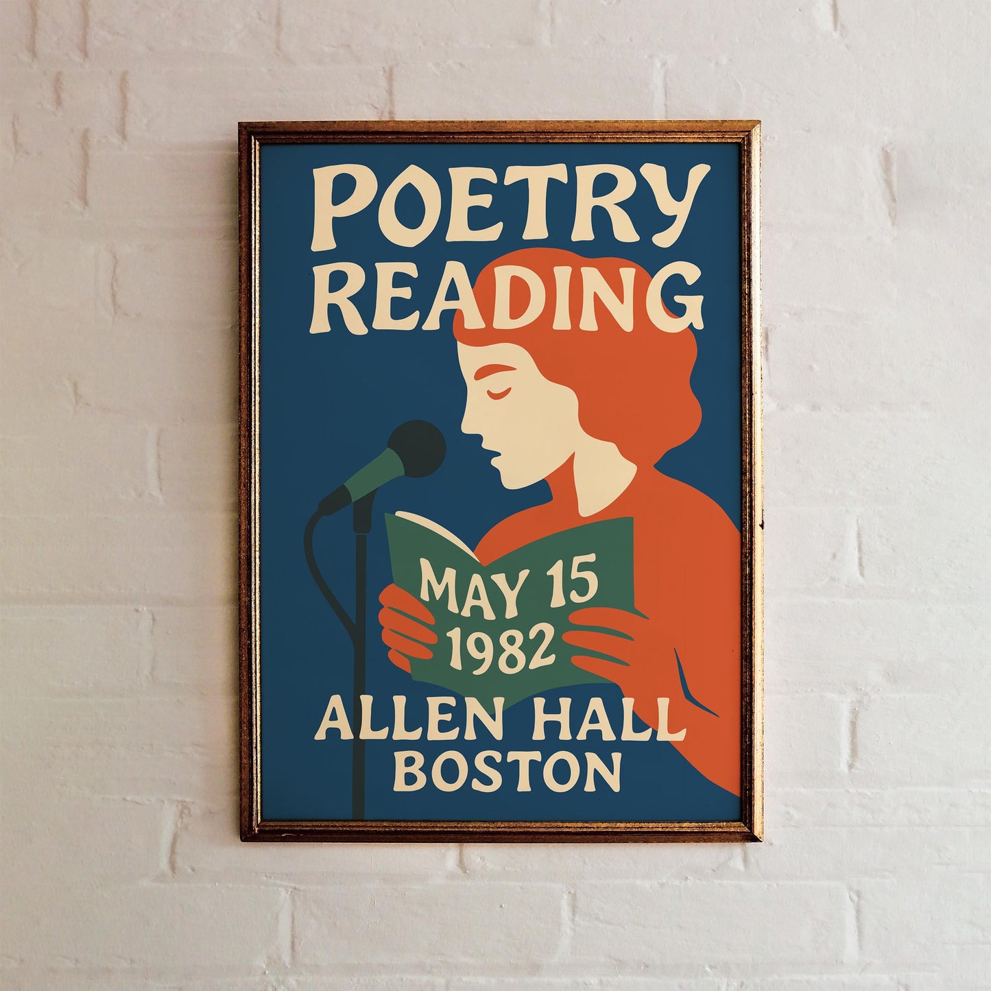 Poetry Reading Boston Poster