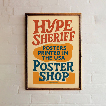 Retro Poster Store Poster Print