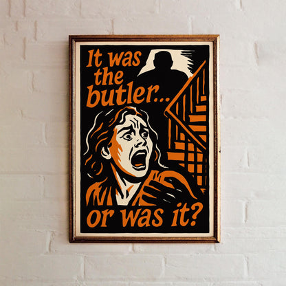 Butler Mystery Poster Print