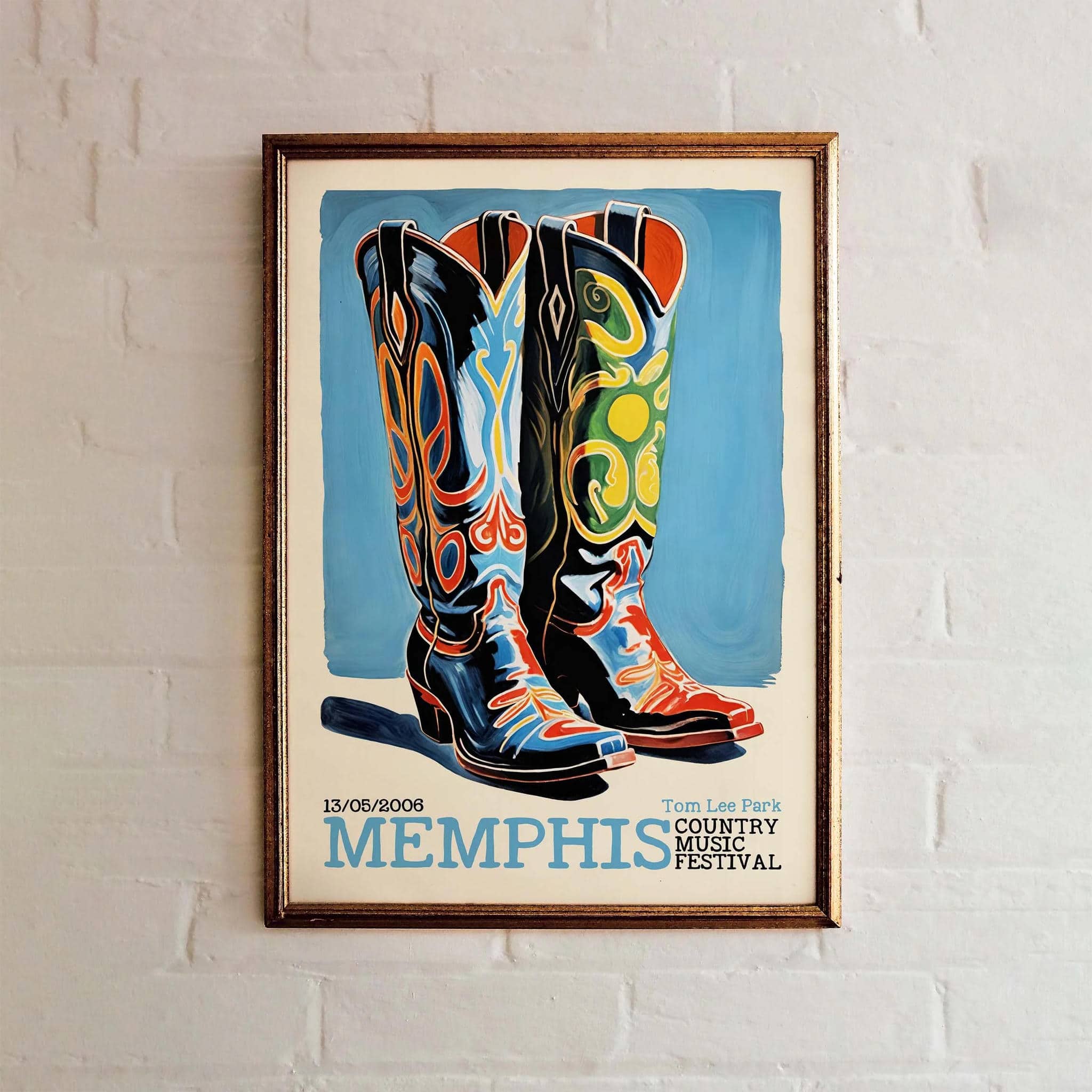 Country Music Vibes – Wall Art Print – HypeSheriff