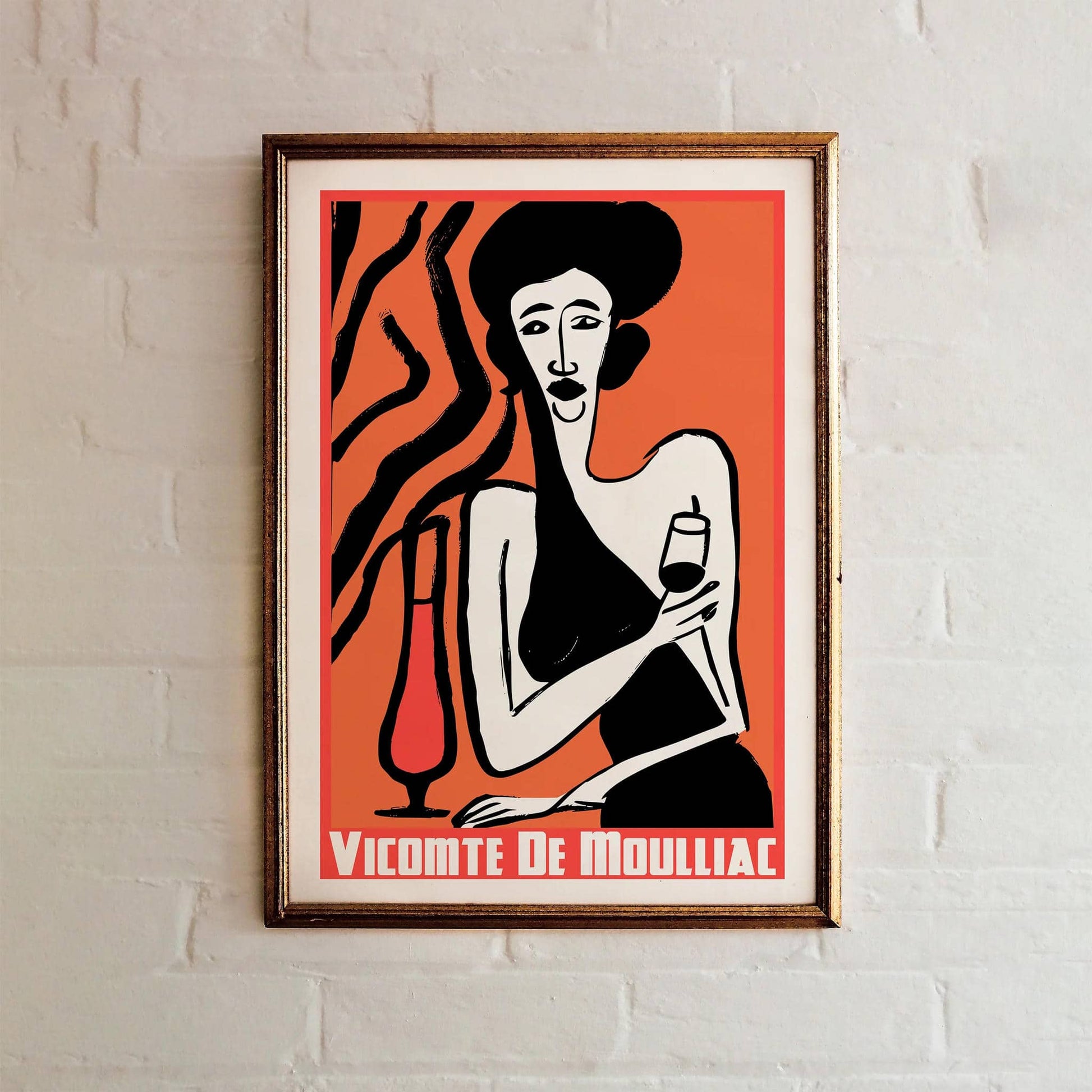 Vintage French Wine Poster - HypeSheriff