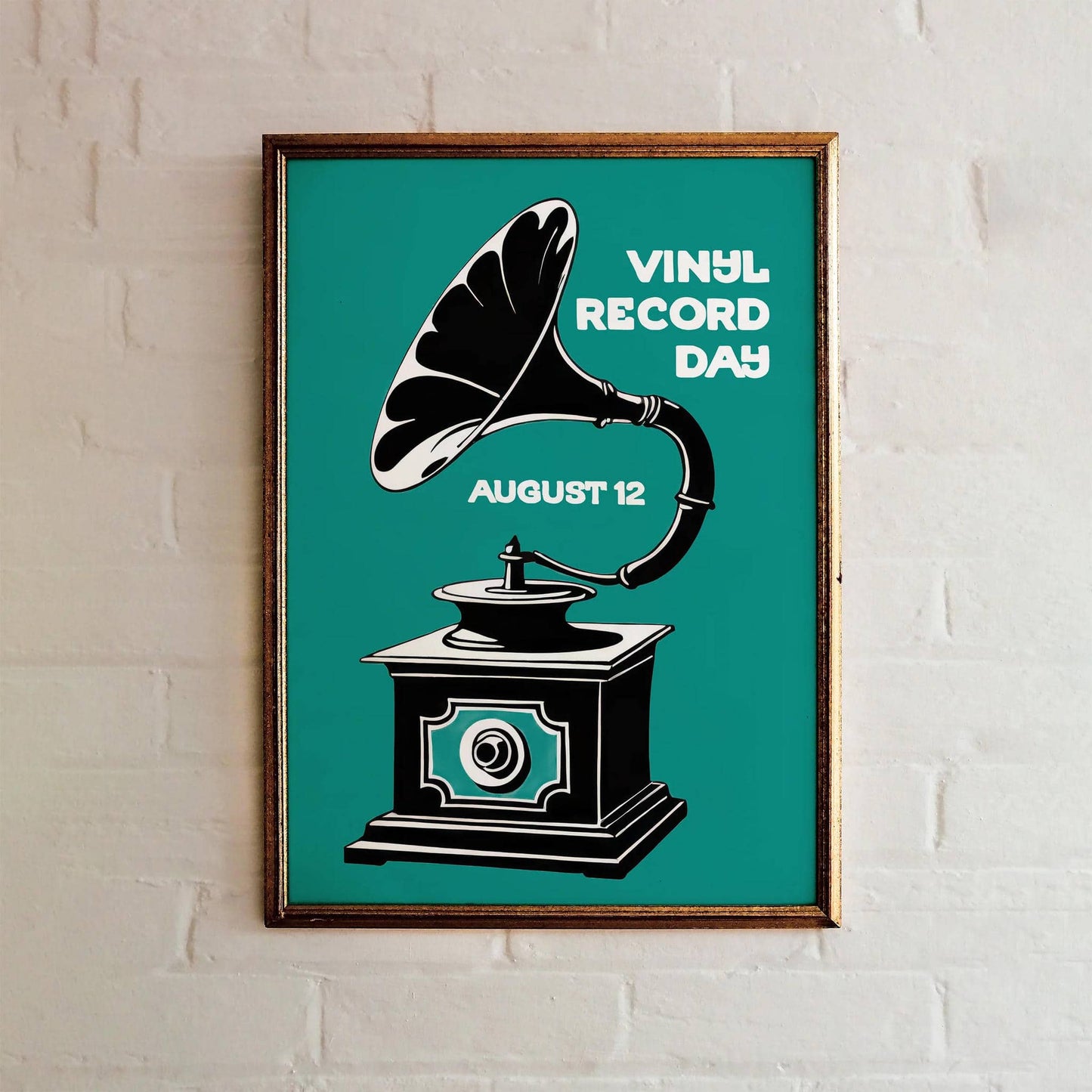 Vinyl Record Day Retro Poster