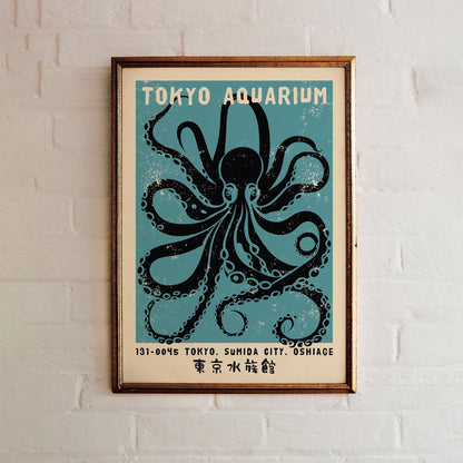 Tokyo Octopus Wall Art
