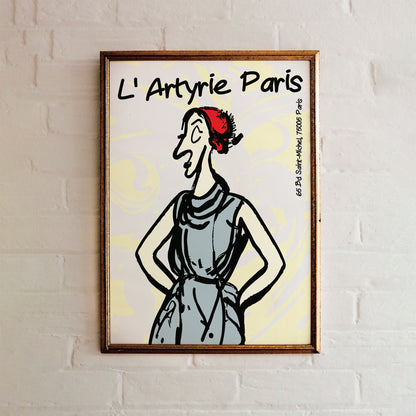 Paris Fashion Vintage Poster