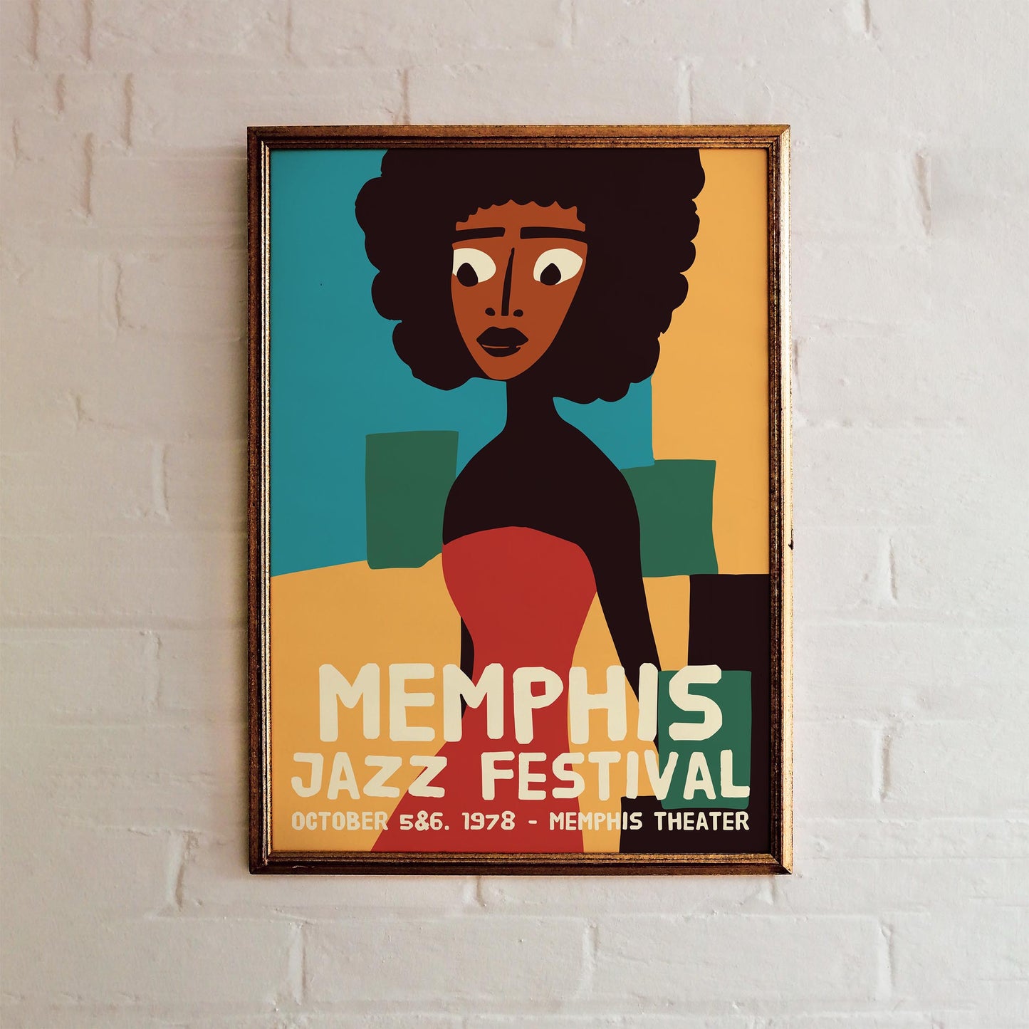 Memphis Jazz Festival Poster Print