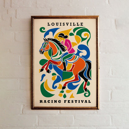 Louisville Racing Festival Art Print