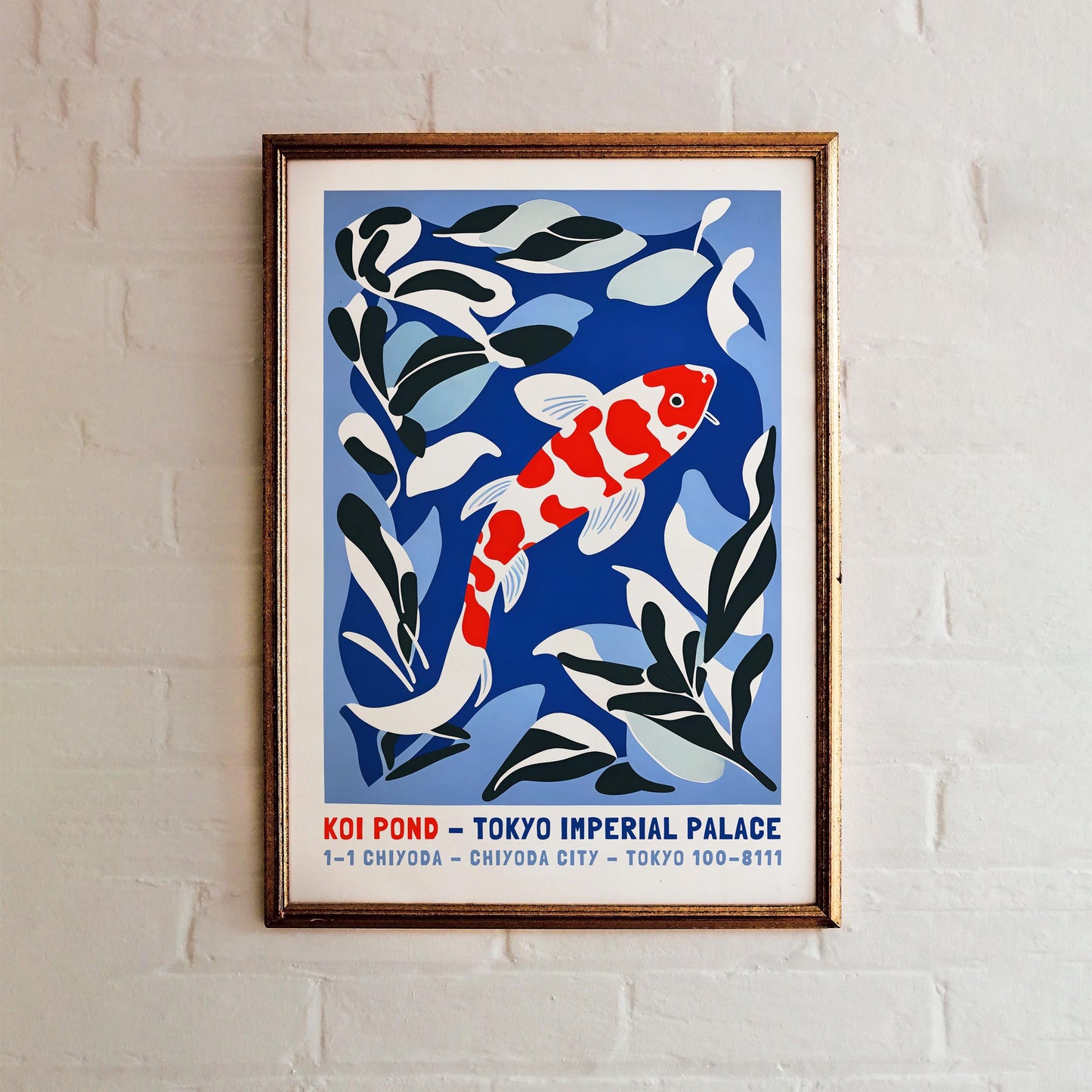 Koi Pond Poster Print