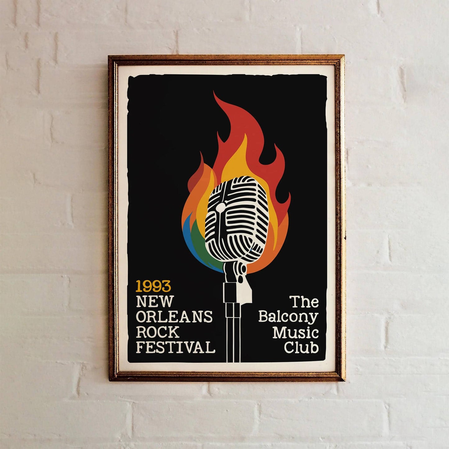 New Orleans Rock Festival 1993 Poster